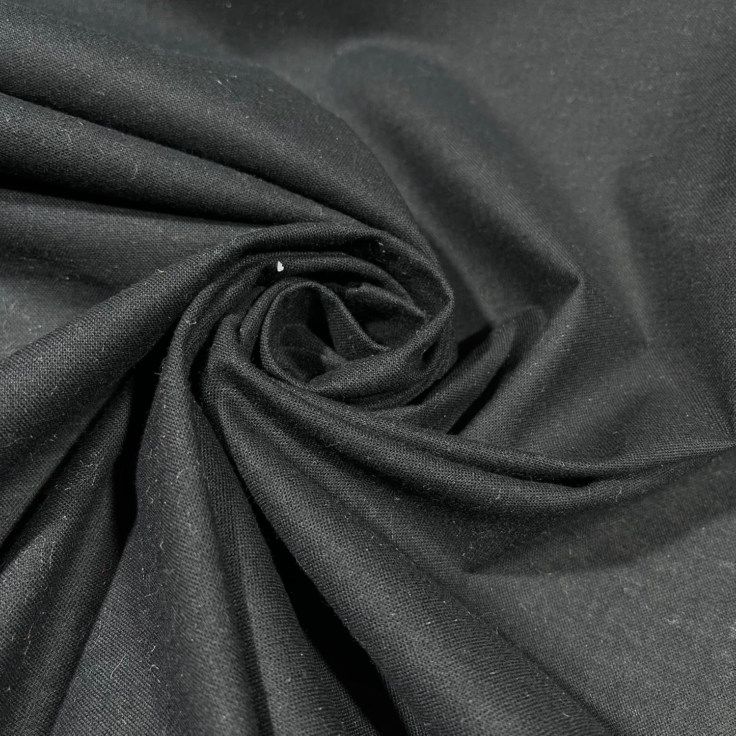 100% Cotton White / Black Woven Iron-On Fusible Interfacing Fabric 90cm By Meter