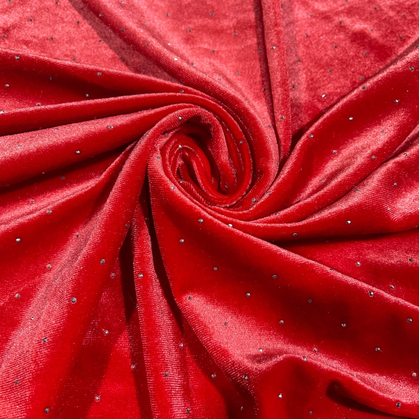 Luxurious Soft Stud Velour Velvet Fabric Stretch Dress Craft Material 58" Wide By The Meter