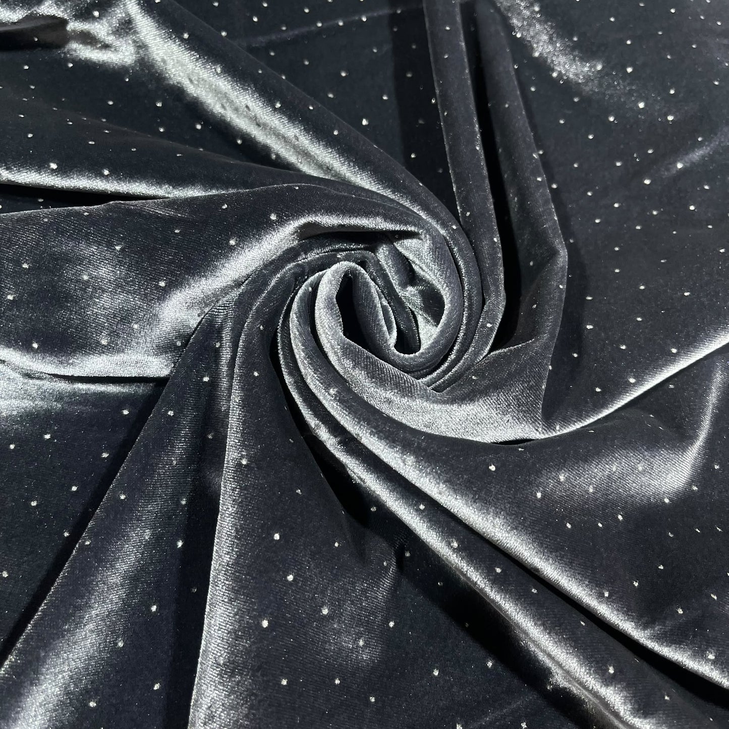 Luxurious Soft Stud Velour Velvet Fabric Stretch Dress Craft Material 58" Wide By The Meter