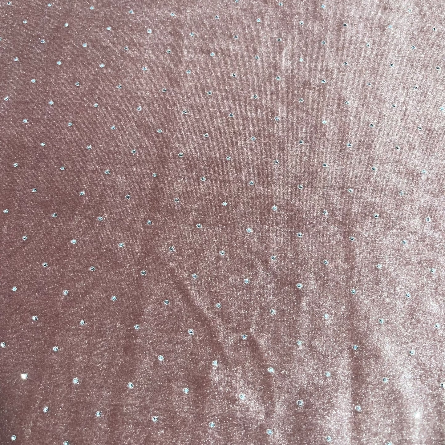 Mink Soft Stud Velour Velvet Fabric Stretch Dress Craft Material 58" Wide By The Meter
