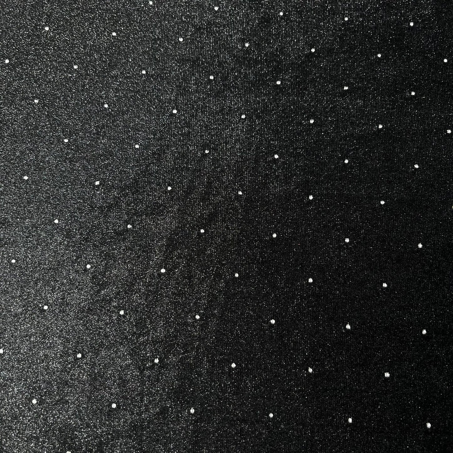 Black Soft Stud Velour Velvet Fabric Stretch Dress Craft Material 58" Wide By The Meter