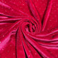Luxurious Soft Stud Velour Velvet Fabric Stretch Dress Craft Material 58" Wide By The Meter