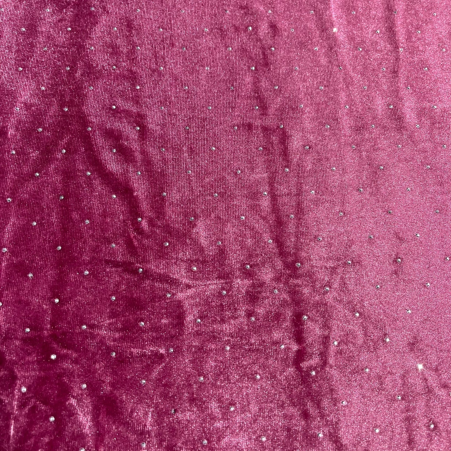 Dark Mauve Soft Stud Velour Velvet Fabric Stretch Dress Craft Material 58" Wide By The Meter