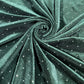 Bottle Green Soft Stud Velour Velvet Fabric Stretch Dress Craft Material 58" Wide By The Meter