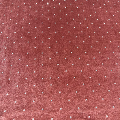 Luxurious Soft Stud Velour Velvet Fabric Stretch Dress Craft Material 58" Wide By The Meter