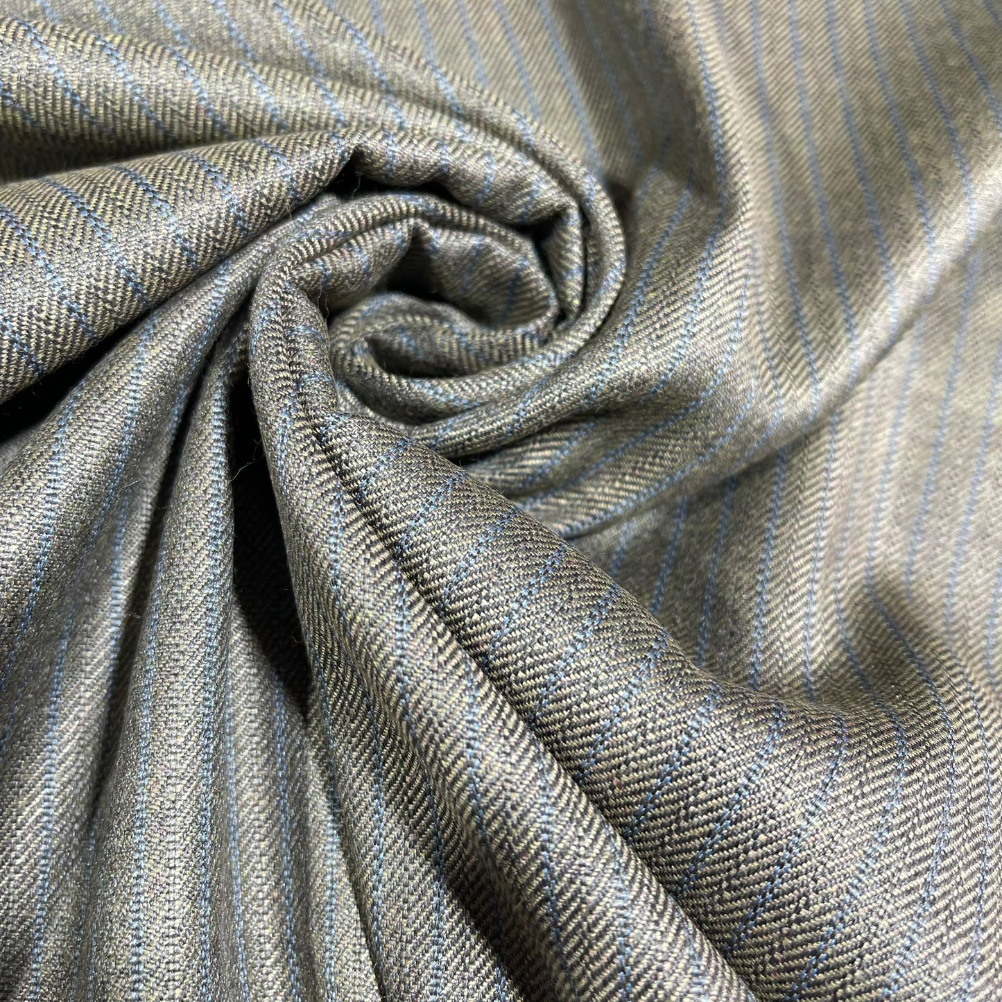 Champagne Beige Stripe Polyester Cashmere Suiting Fabric Suit Trouser Dress Material By The Meter 58" Wide