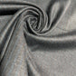 Charcoal Grey Stripe Polyester Cashmere Suiting Fabric Suit Trouser Dress Material By The Meter 58" Wide