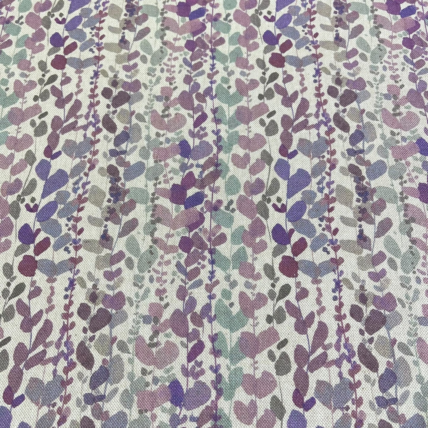 Wildflower Whispers Cotton Rich Linen Look Printed Panama Craft & Home Décor Fabric 55" Wide By The Meter