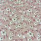 Blush Blossom 100% Cotton Floral Lawn Fabric 58" Wide Dressmaking Craft Draping Per Meter