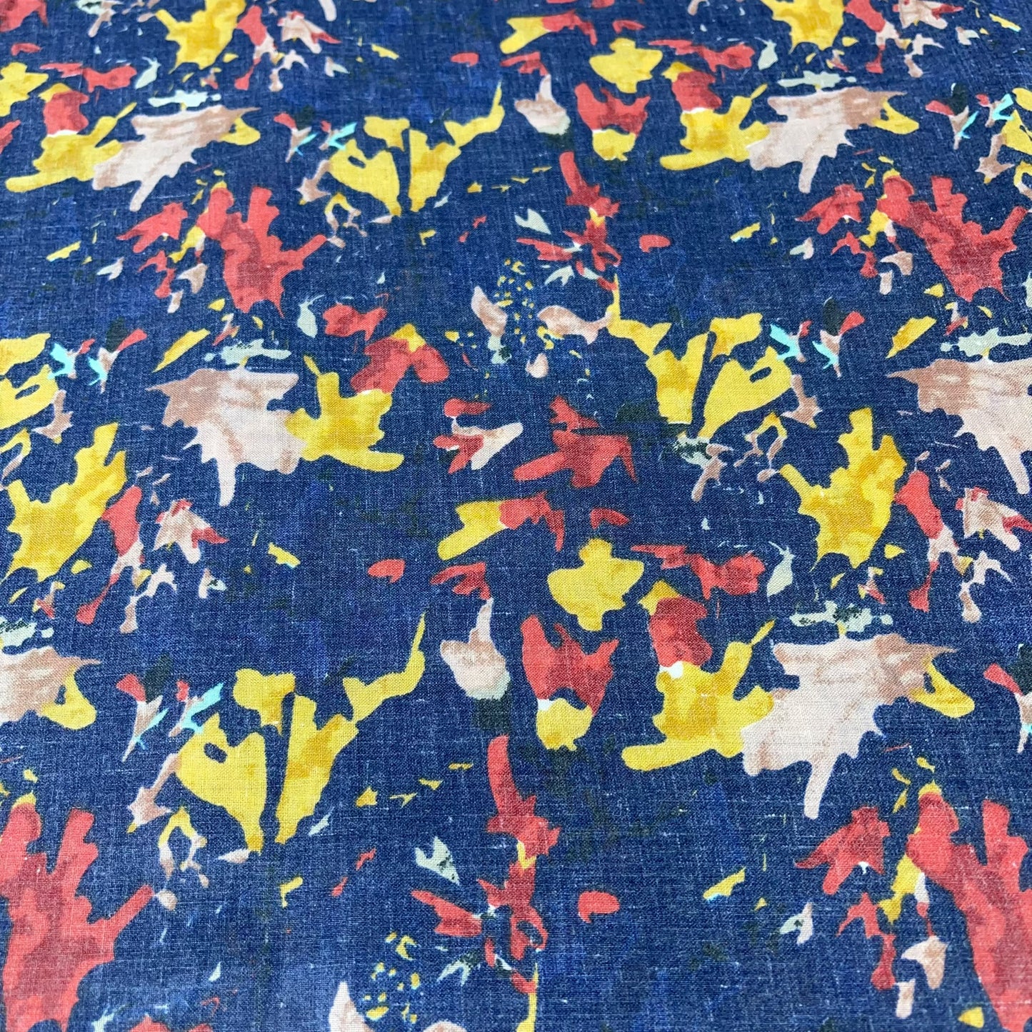 Midnight Splash 100% Cotton Floral Lawn Fabric 58" Wide Dressmaking Craft Draping Per Meter