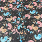 Midnight Paisley 100% Cotton Floral Lawn Fabric 58" Wide Dressmaking Craft Draping Per Meter