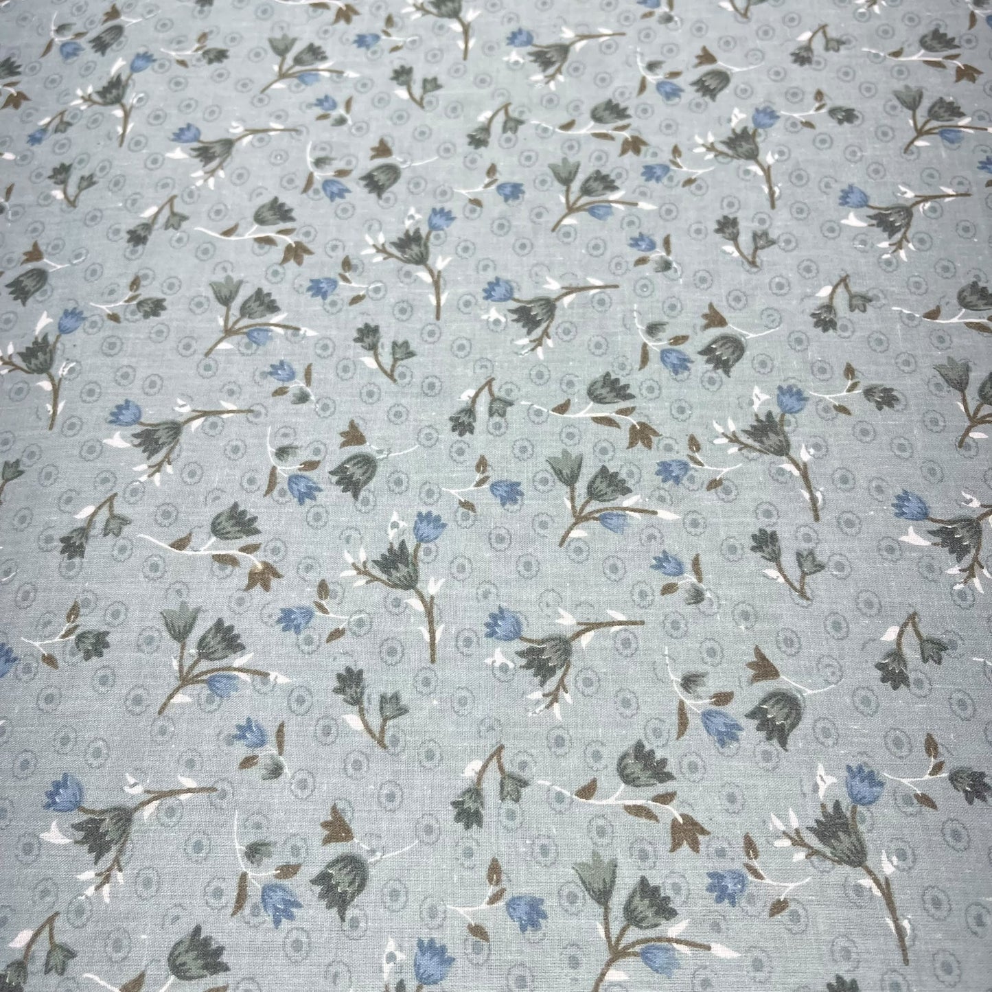 Misty Meadow 100% Cotton Floral Lawn Fabric 58" Wide Dressmaking Craft Draping Per Meter