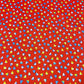 Multicolour Love Hearts Print Crepe Fabric 58" Wide Dressmaking Draping Craft Material Per Meter