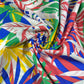 Tropical Fusion 100% Cotton Floral Lawn Fabric 58" Wide Dressmaking Craft Draping Per Meter