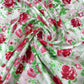Ruby Rose 100% Cotton Floral Lawn Fabric 58" Wide Dressmaking Craft Draping Per Meter