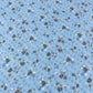 Blue Meadow 100% Cotton Floral Lawn Fabric 58" Wide Dressmaking Craft Draping Per Meter