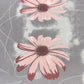 Pink Retro Daisy Polycotton Fabric 240cm Wide Sheeting Bedding Quilting Material Per Meter