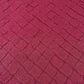 Burgundy Diamond Pintuck Linen Blend Dressmaking Quilting Craft Fabric 54" Wide By The Meter