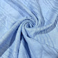 Blue Linear Pintuck Linen Blend Pintuck Dressmaking Quilting Craft Fabric 54" Wide By The Meter
