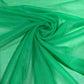Emerald Green Nylon Stretch Net Fabric Sheer Dressmaking Costume Craft Material 58" Wide By The Meter
