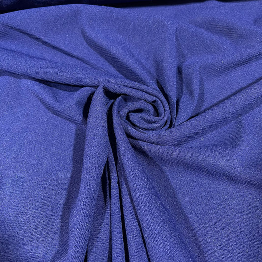 Royal Blue Mesh Stretch Net Fabric Sheer Dressmaking Costume Craft Material 58" Wide By The Meter