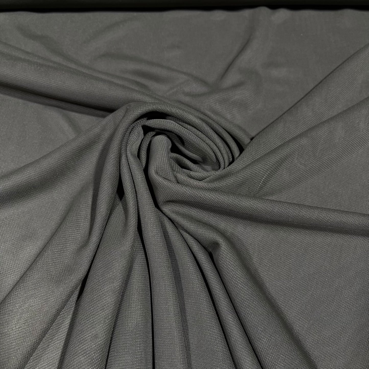 Charcoal Grey Mesh Stretch Net Fabric Sheer Dressmaking Costume Craft Material 58" Wide By The Meter