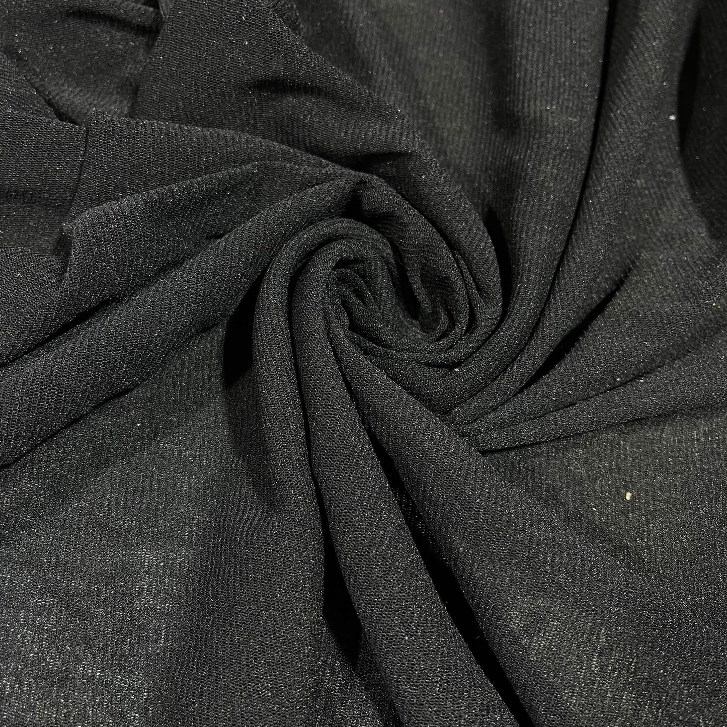Jet Black Power Mesh Stretch Net Fabric Sheer Dressmaking Costume Craft Material 58" Wide By The Meter