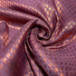 Copper Gold Foil Leaf Banarasi Brocade Bridal, Dressmaking, Costume Fabric 44" Wide By The Meter
