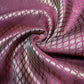 Burgundy Gold Foil Leaf Banarasi Brocade Bridal, Dressmaking, Costume Fabric 44" Wide By The Meter