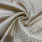 Gold Foil Leaf Banarasi Brocade Bridal, Dressmaking, Costume Fabric 44" Wide By The Meter