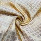 Rose Gold Daisy Floral Banarasi Brocade Bridal, Dressmaking, Costume Fabric 44" Wide By The Meter