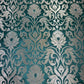 Bottle Green Floral Tulip Banarasi Brocade Bridal, Dressmaking, Costume Fabric 44" Wide By The Meter