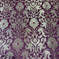 Burgundy Floral Tulip Banarasi Brocade Bridal, Dressmaking, Costume Fabric 44" Wide By The Meter