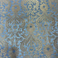 Silver Grey Floral Tulip Banarasi Brocade Bridal, Dressmaking, Costume Fabric 44" Wide By The Meter