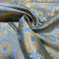 Silver Grey Floral Tulip Banarasi Brocade Bridal, Dressmaking, Costume Fabric 44" Wide By The Meter