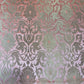 Dusty Rose Pink Floral Tulip Banarasi Brocade Bridal, Dressmaking, Costume Fabric 44" Wide By The Meter