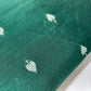 Bottle Green Ace of Spades Print Raw Silk Dupion Dressmaking Craft Fabric 44" Wide By The Meter