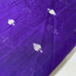 Purple Ace of Spades Print Raw Silk Dupion Dressmaking Craft Fabric 44" Wide By The Meter
