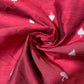 Raspberry Red Ace of Spades Print Raw Silk Dupion Dressmaking Craft Fabric 44" Wide By The Meter