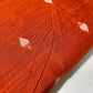 Burnt Orange Ace of Spades Print Raw Silk Dupion Dressmaking Craft Fabric 44" Wide By The Meter