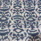 Navy Floral Damask Printed Digital 100% Cotton Dressmaking Costume Craft Fabric 44" Wide By The Meter