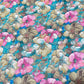 Pink Blossom Printed Digital 100% Cotton Dressmaking Costume Craft Fabric 44" Wide By The Meter