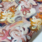 Pastel Blooms Printed Digital 100% Cotton Dressmaking Costume Craft Fabric 44" Wide By The Meter