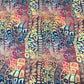 Boho Abstract Printed Digital 100% Cotton Dressmaking Costume Craft Fabric 44" Wide By The Meter