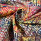 Boho Abstract Printed Digital 100% Cotton Dressmaking Costume Craft Fabric 44" Wide By The Meter