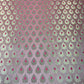 Hot Pink Leaf Jacquard Banarasi Brocade Bridal, Dressmaking, Costume Fabric 44" Wide By The Meter