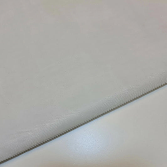 White Plain Power Mesh 4 Way Stretch Fabric Dress Craft Costume Material 58" By The Meter