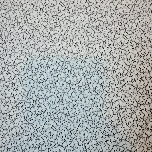 Weicher Stoff mit Blumenmuster aus 100 % Baumwolle zum Nähen und Quilten für Kinder – 44 Zoll breit, perfekt für Kleider und Bastelarbeiten (White Liberty Floral)