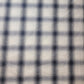 White Navy Thick 100% Cotton Tartan Check Plaid / Stripe Dress Fabric Craft Quilting Material 58" By The Meter