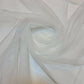 White Plain Power Mesh 4 Way Stretch Fabric Dress Craft Costume Material 58" By The Meter
